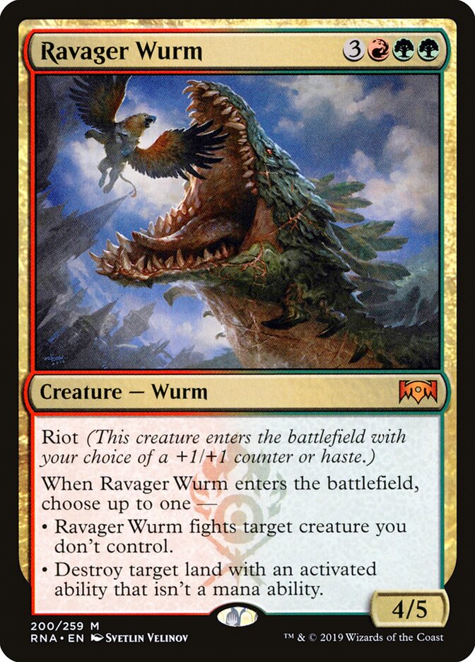 Ravager Wurm card front