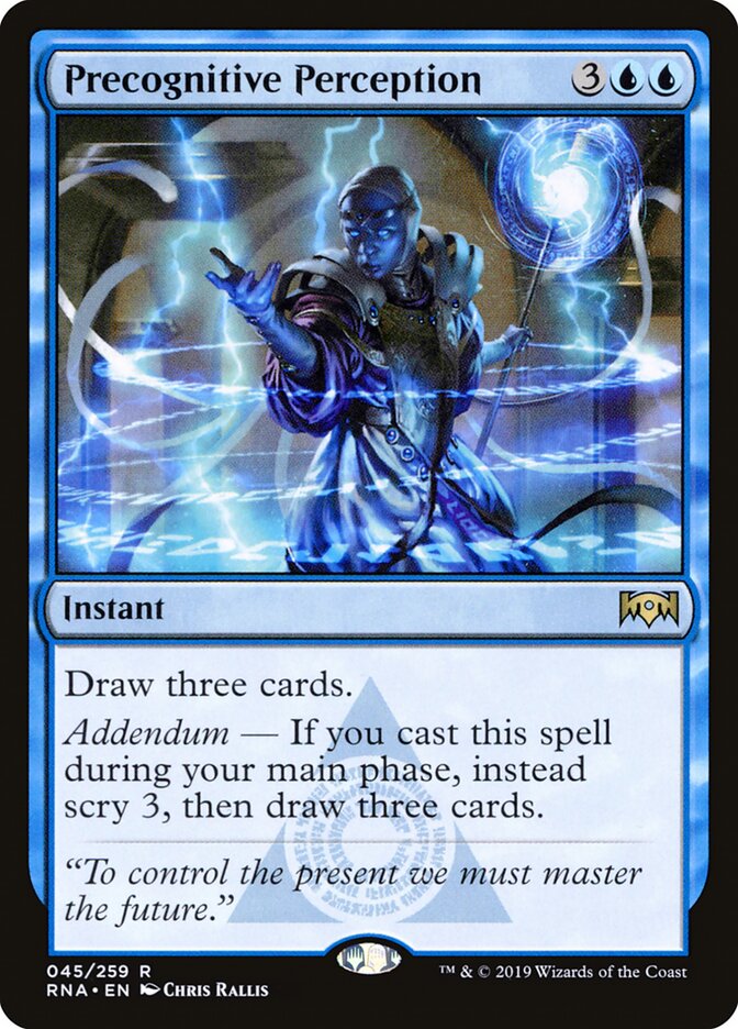 Precognitive Perception card front
