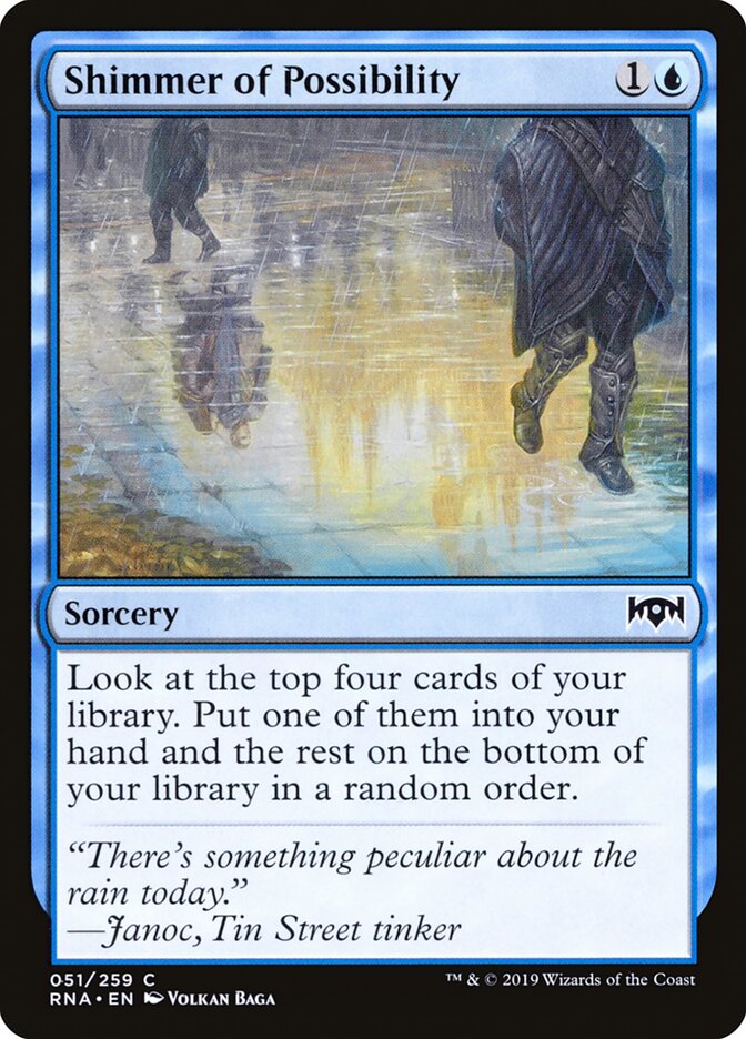 Shimmer of Possibility card front