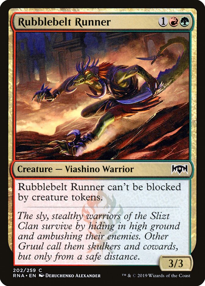 Rubblebelt Runner card front