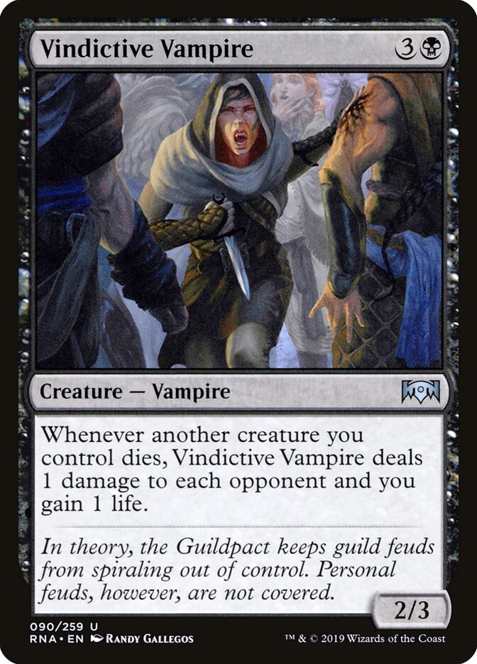 Vindictive Vampire card front