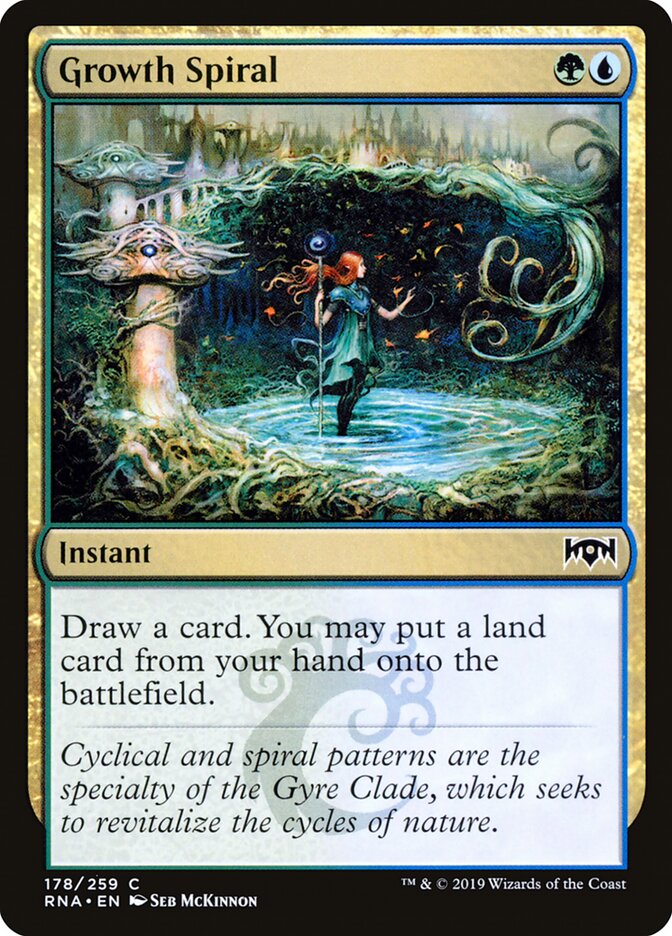 Growth Spiral card front
