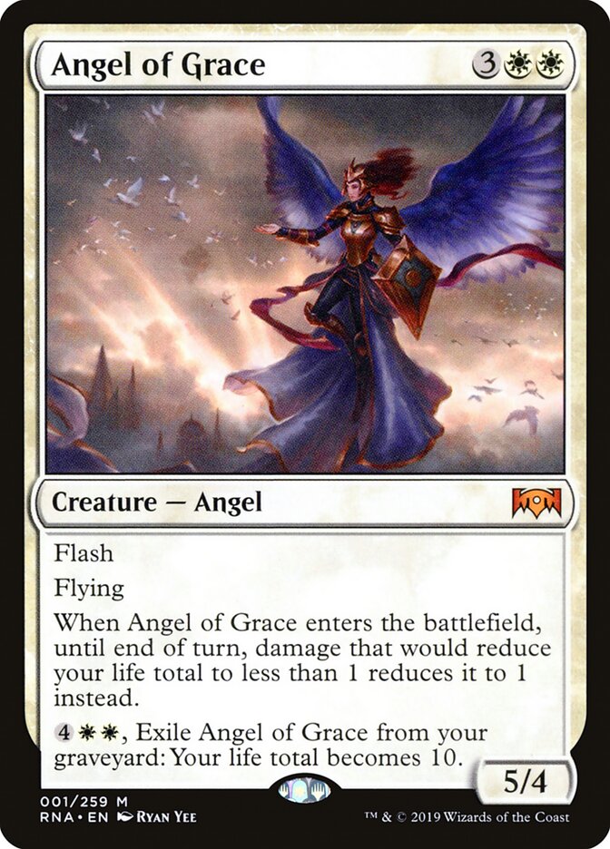 Angel of Grace card front