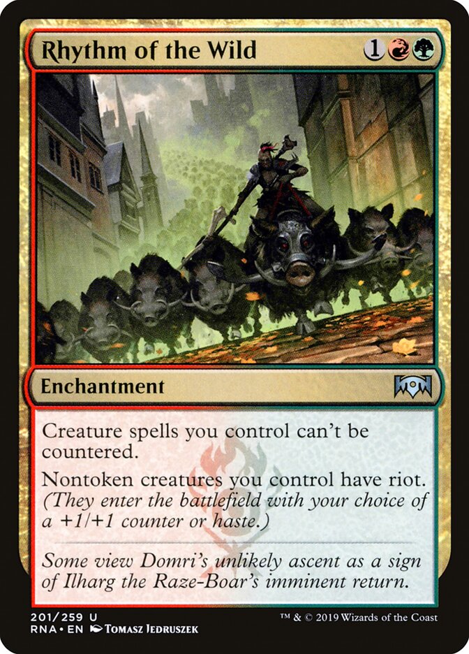 Rhythm of the Wild card front