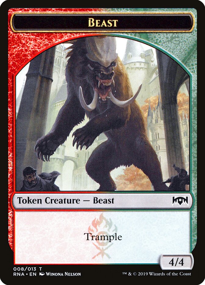 Beast card front