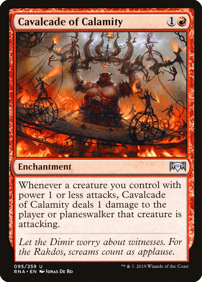 Cavalcade of Calamity card front