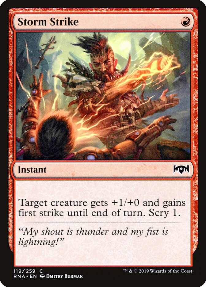 Storm Strike card front