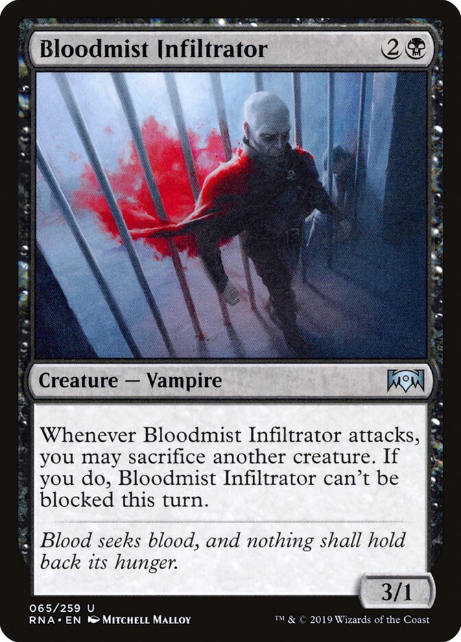 Bloodmist Infiltrator card front