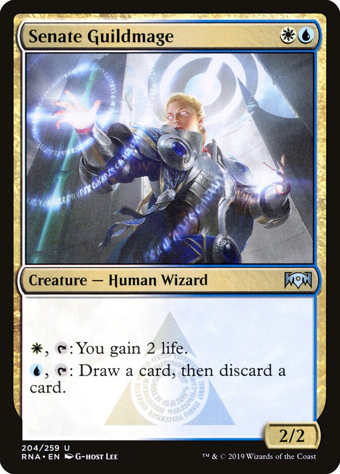 Senate Guildmage card front