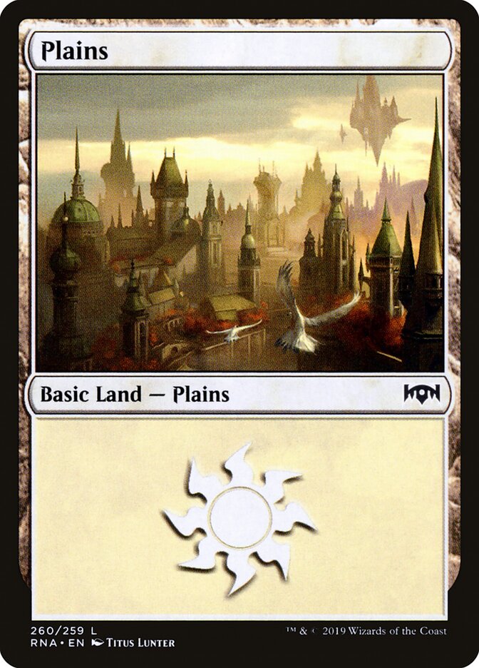 Plains card front