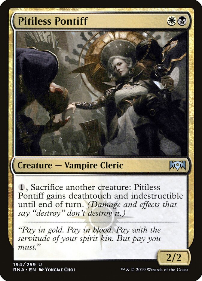 Pitiless Pontiff card front