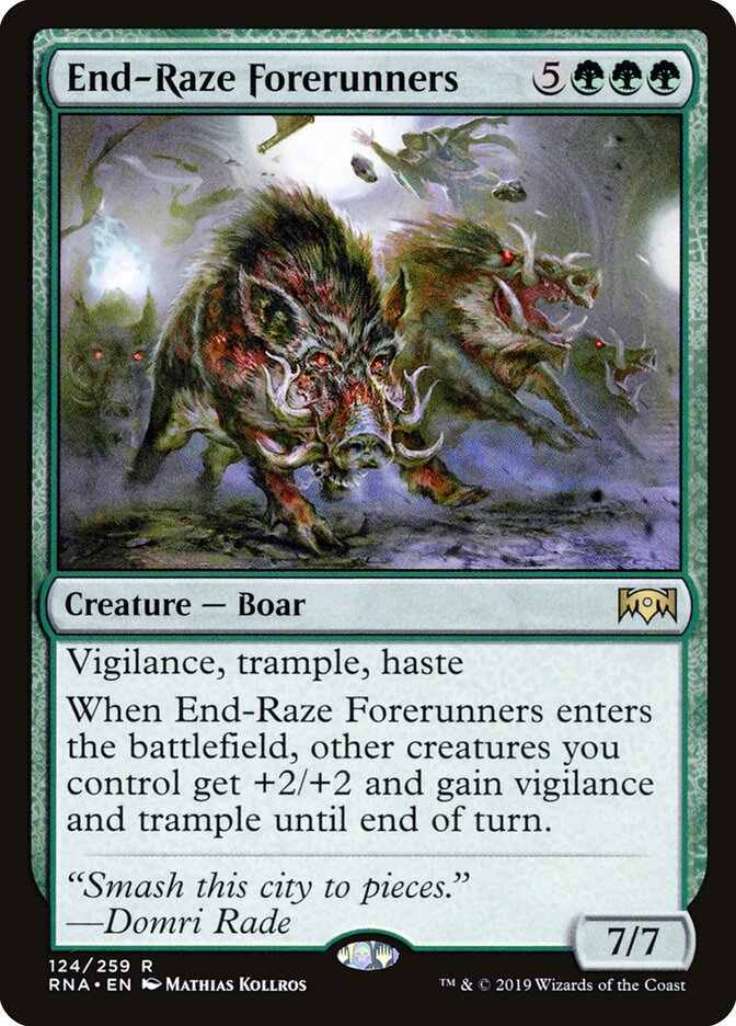 End-Raze Forerunners card front
