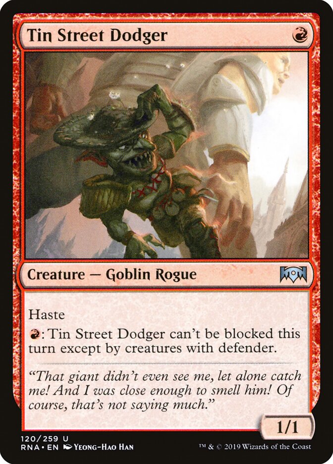 Tin Street Dodger card front