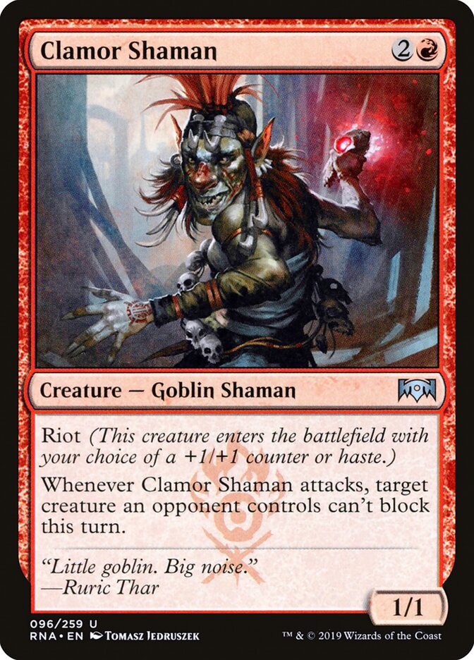 Clamor Shaman card front