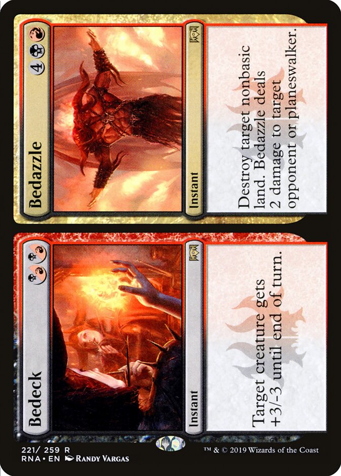 Bedeck card front