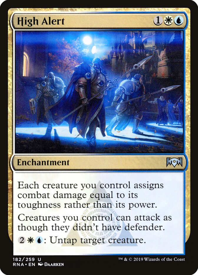 High Alert card front