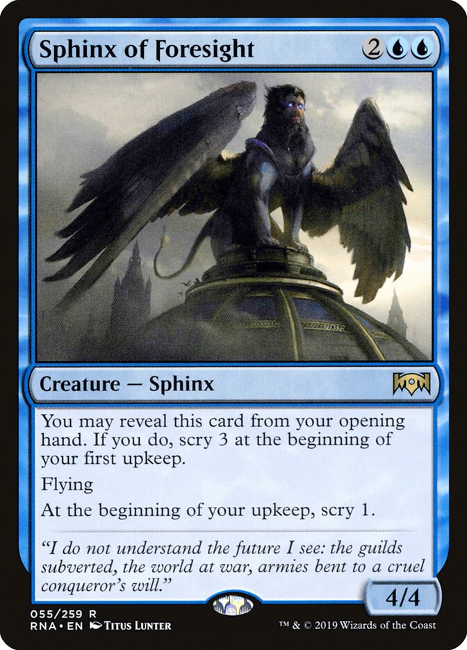 Sphinx of Foresight card front