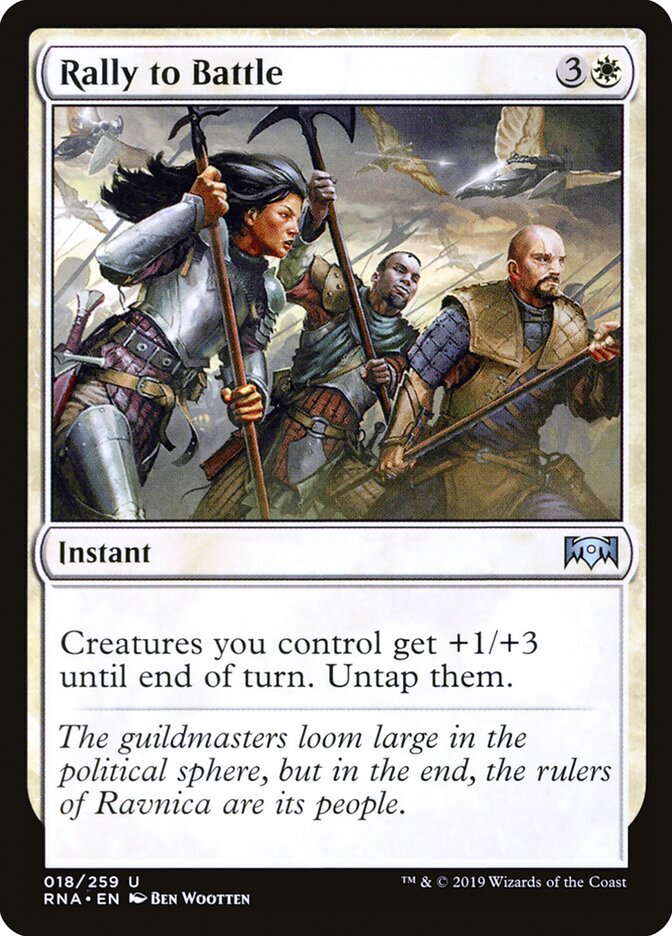 Rally to Battle card front