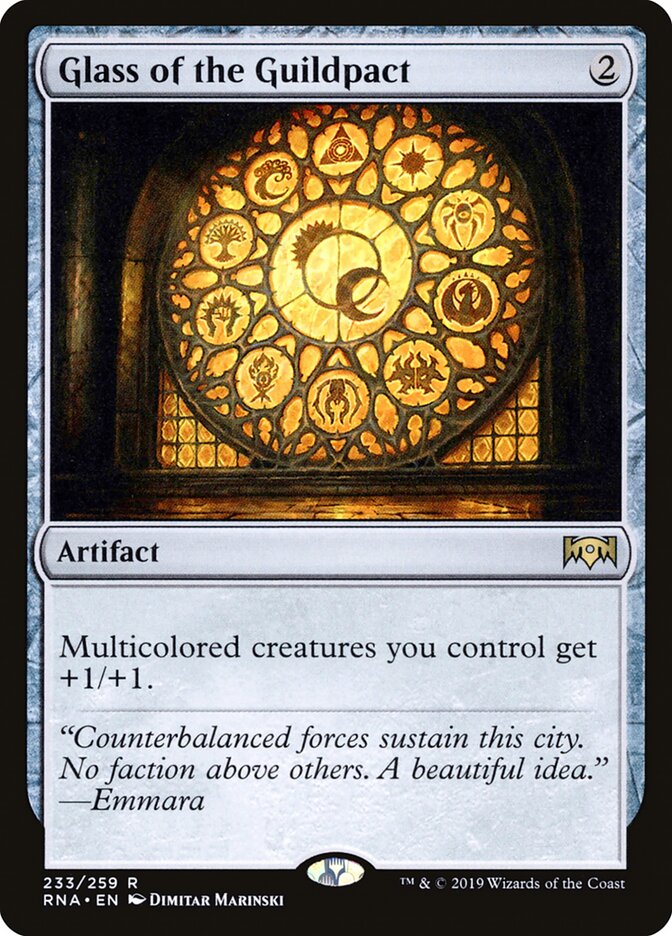 Glass of the Guildpact card front
