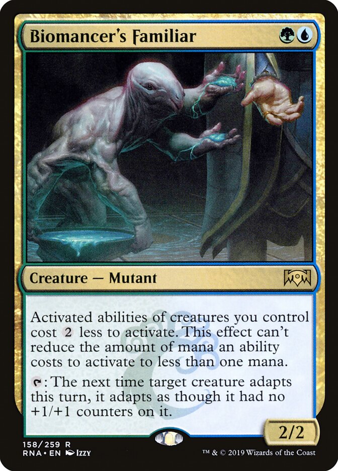 Biomancer's Familiar card front
