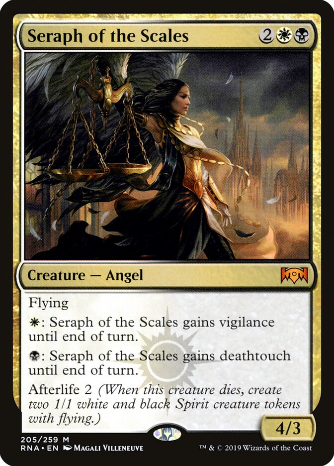 Seraph of the Scales card front