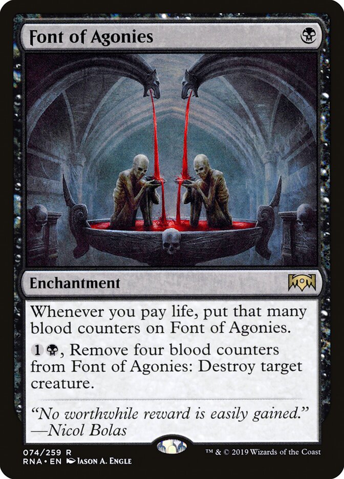 Font of Agonies card front