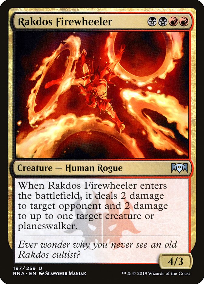 Rakdos Firewheeler card front