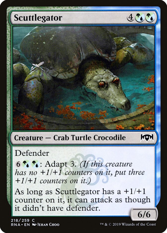 Scuttlegator card front