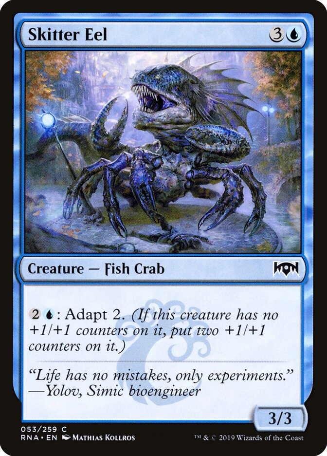 Skitter Eel card front