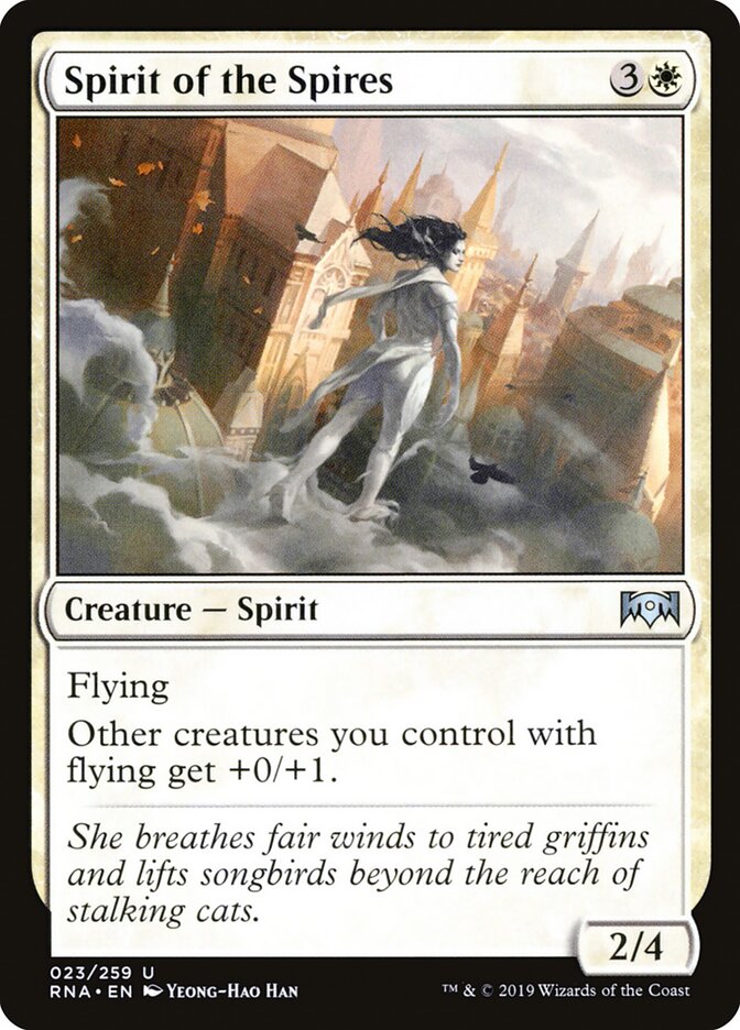 Spirit of the Spires card front