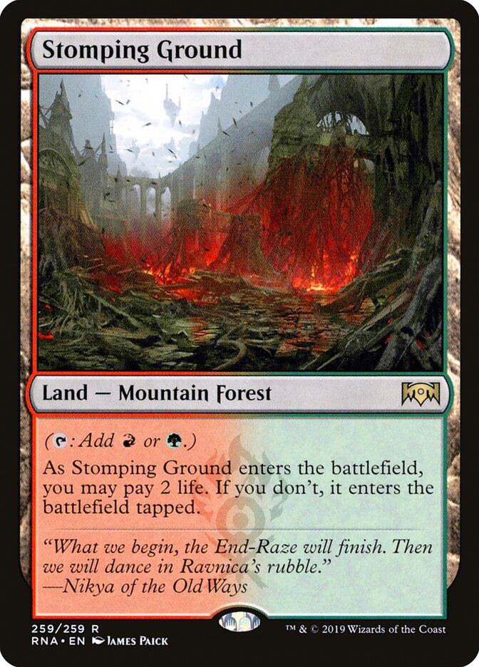 Stomping Ground card front
