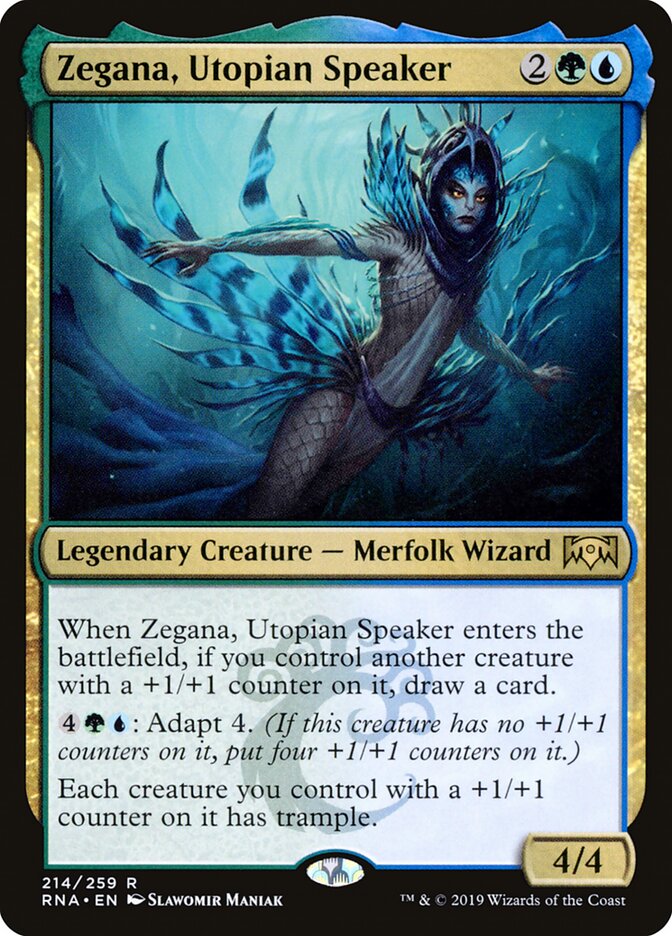 Zegana, Utopian Speaker card front