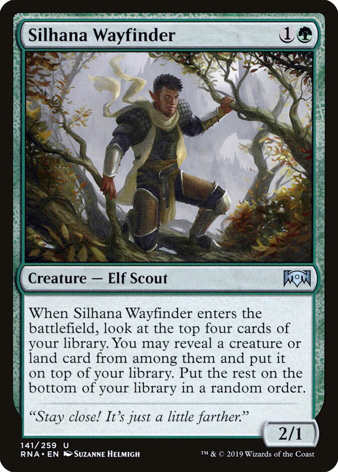Silhana Wayfinder card front