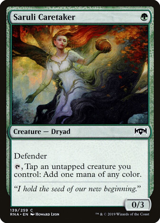 Saruli Caretaker card front