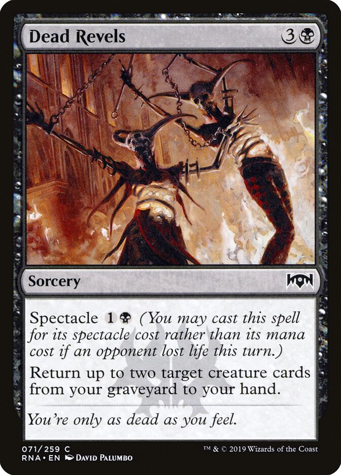 Dead Revels card front
