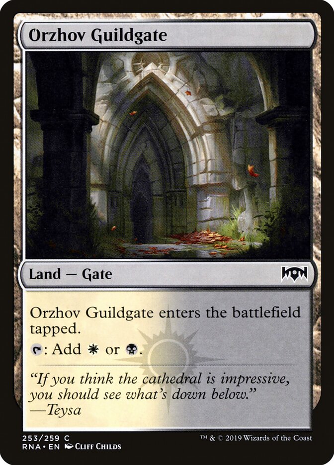 Orzhov Guildgate card front