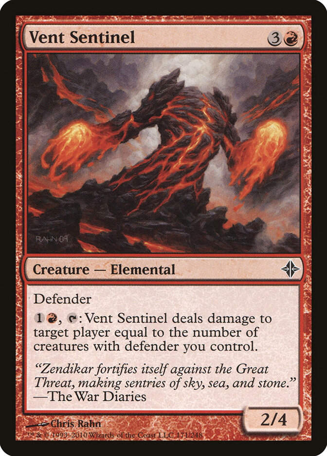 Vent Sentinel card front
