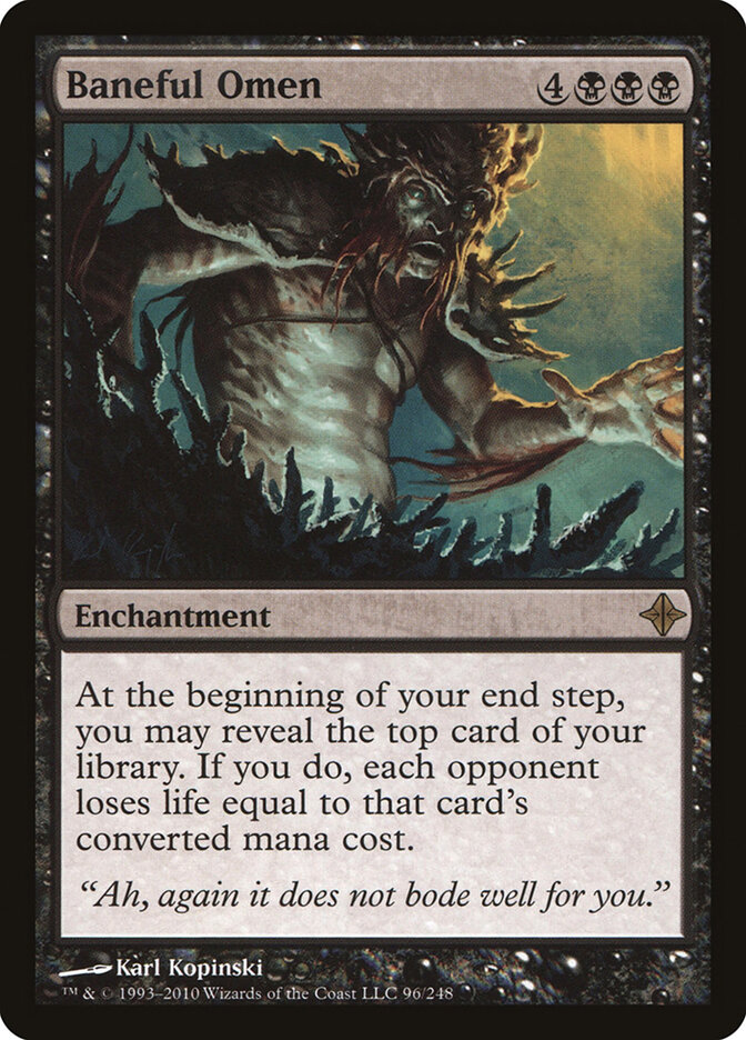 Baneful Omen card front