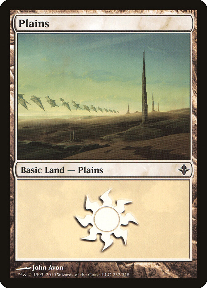 Plains card front