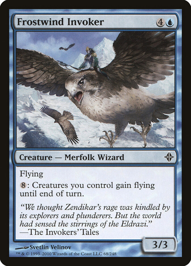 Frostwind Invoker card front