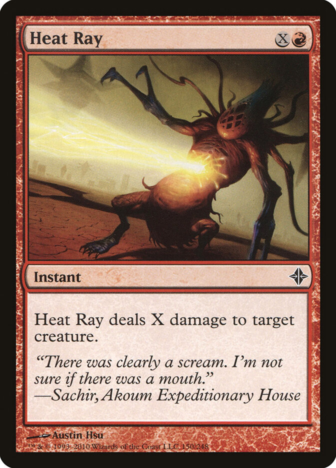 Heat Ray card front