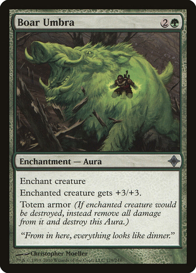 Boar Umbra card front