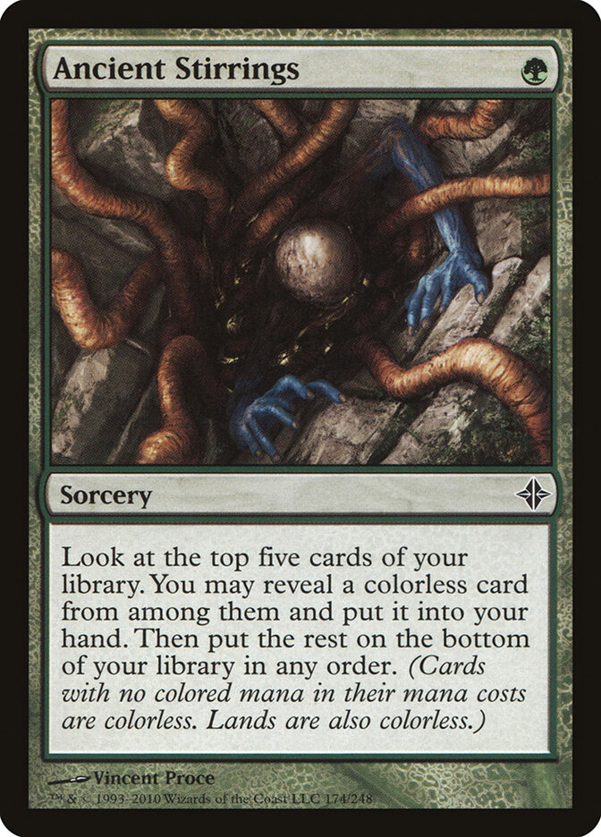 Ancient Stirrings card front