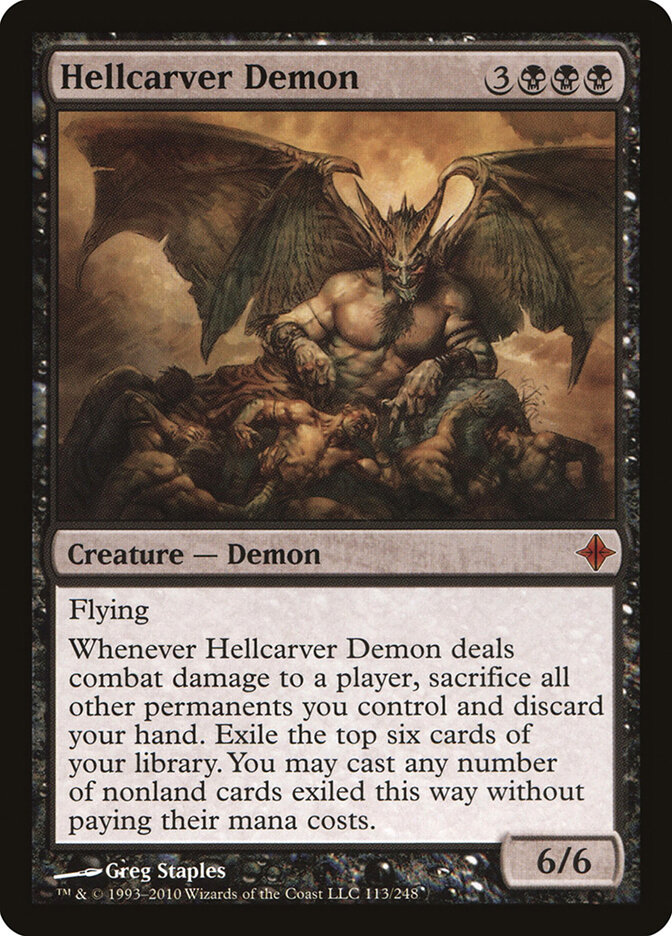 Hellcarver Demon card front