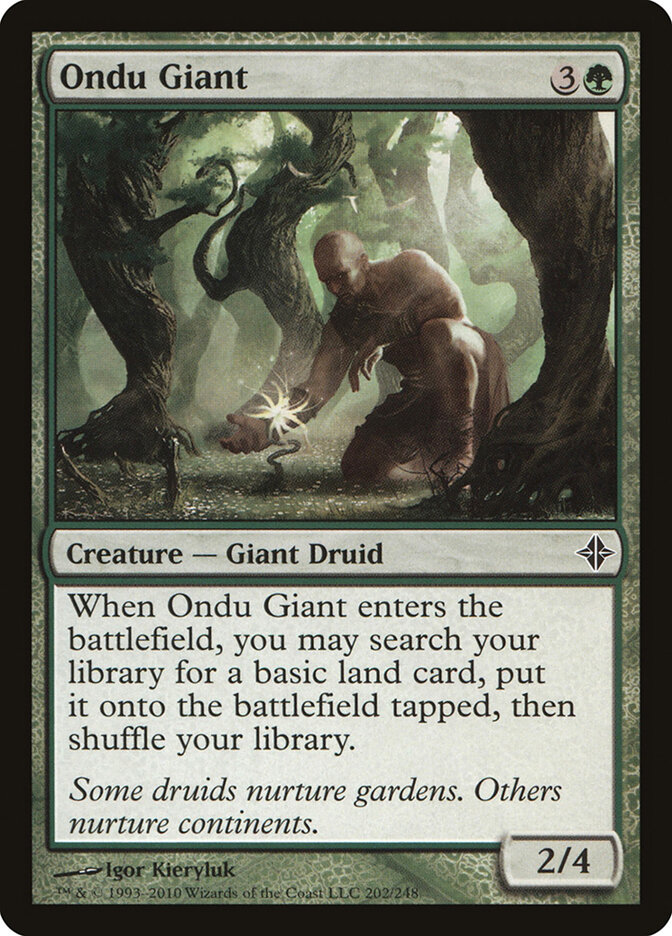 Ondu Giant card front