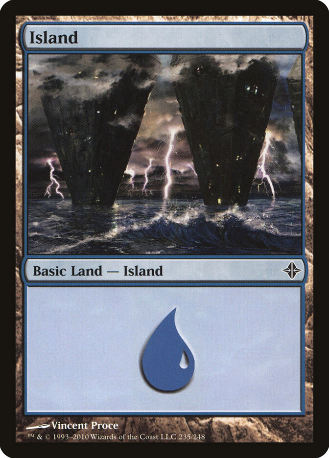 Island card front
