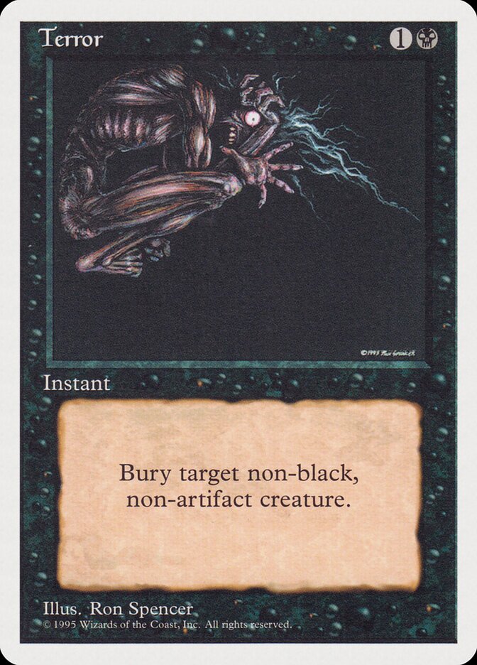 Terror card front
