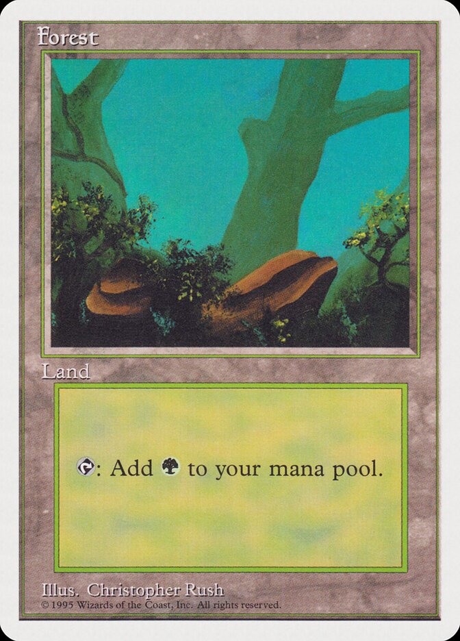 Forest card front
