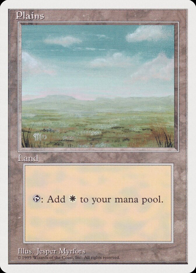 Plains card front