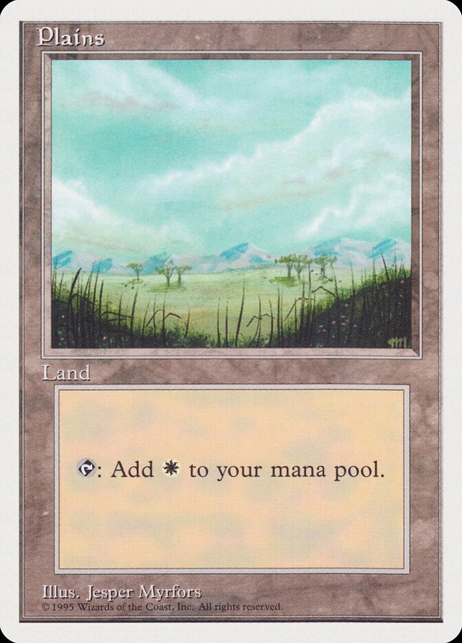 Plains card front